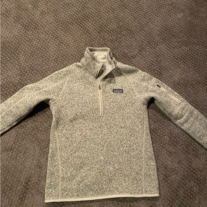 Patagonia Quarter Zip Sweater Fleece Oatmeal